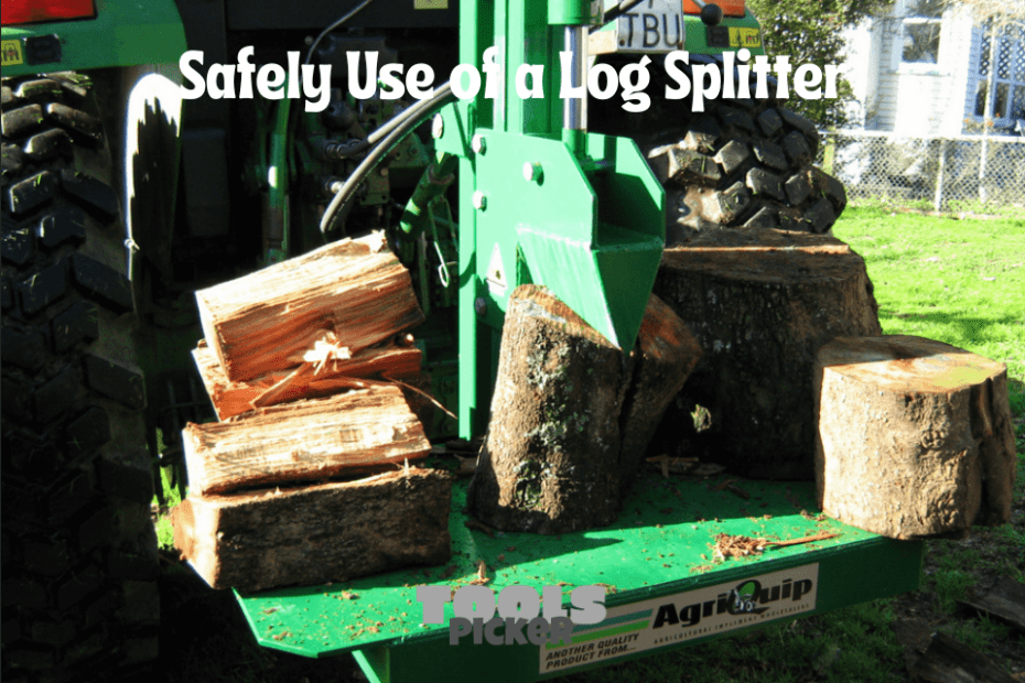 How to Safely Use a Log Splitter